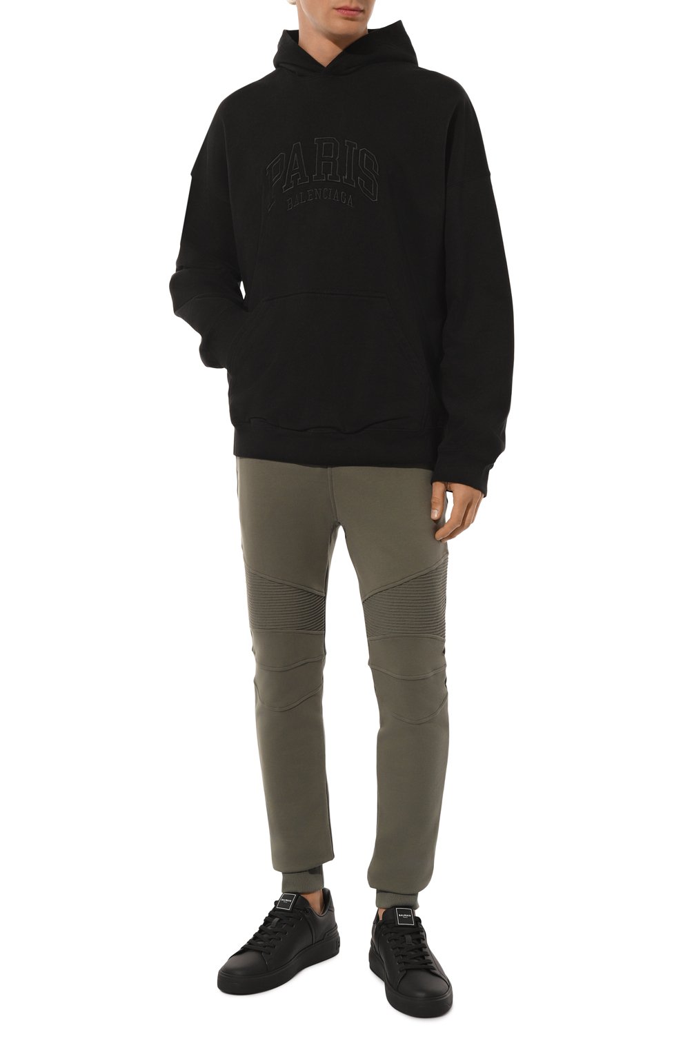 Хлопковые джоггеры BALMAIN, арт. DH10B000/BB04, фото 2