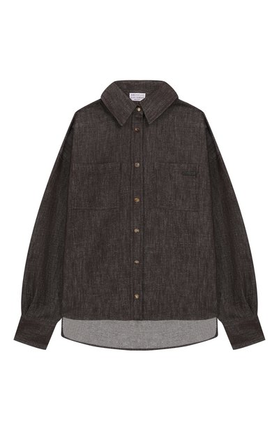 Джинсовая рубашка BRUNELLO CUCINELLI, арт. BB148C404C