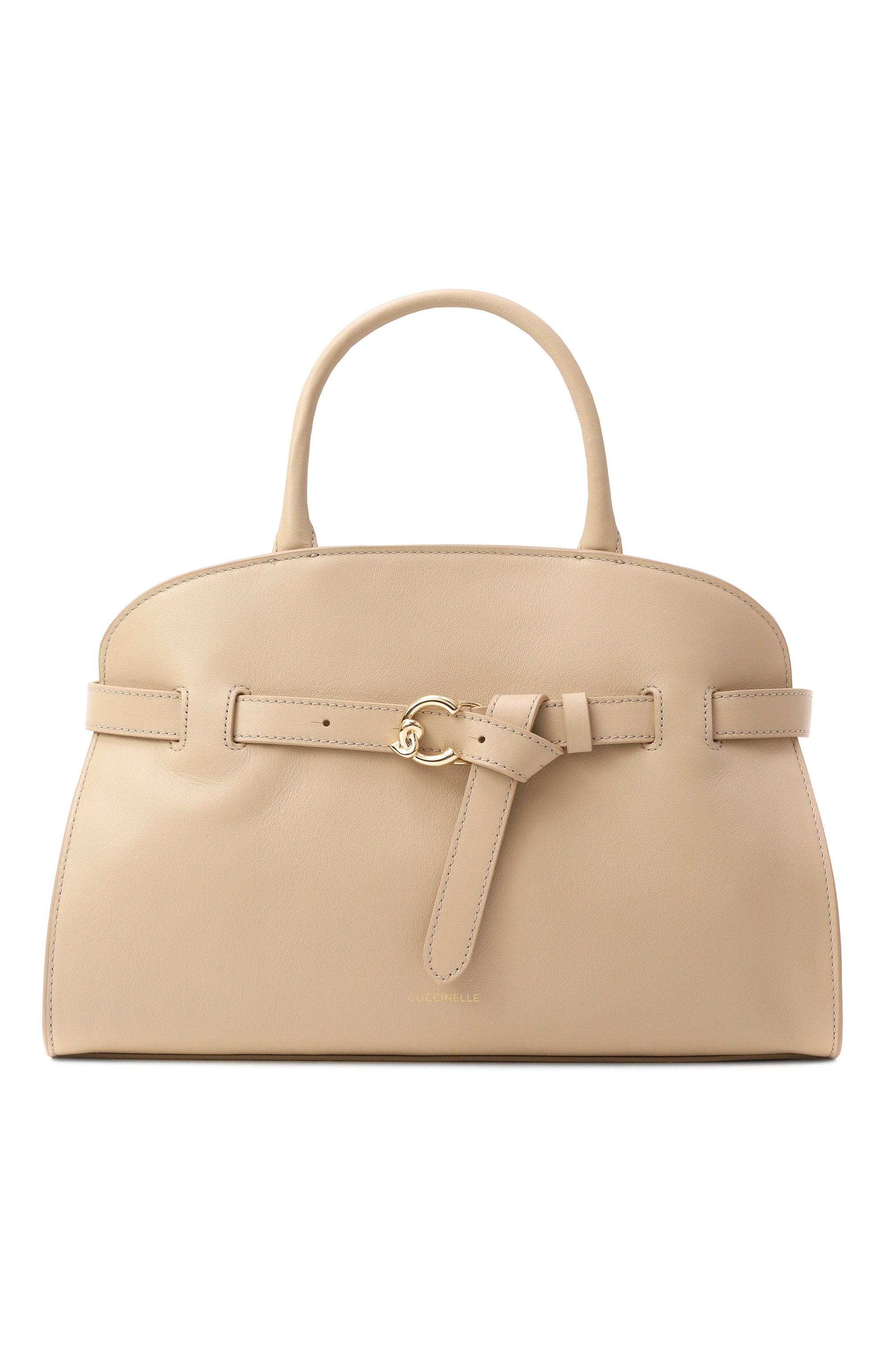 Сумка sabine medium COCCINELLE светло-бежевого цвета по цене 49350 руб., арт. E1 TLA 18 04 01, фото 1 Сумка sabine medium COCCINELLE, арт. E1 TLA 18 04 01, фото 1