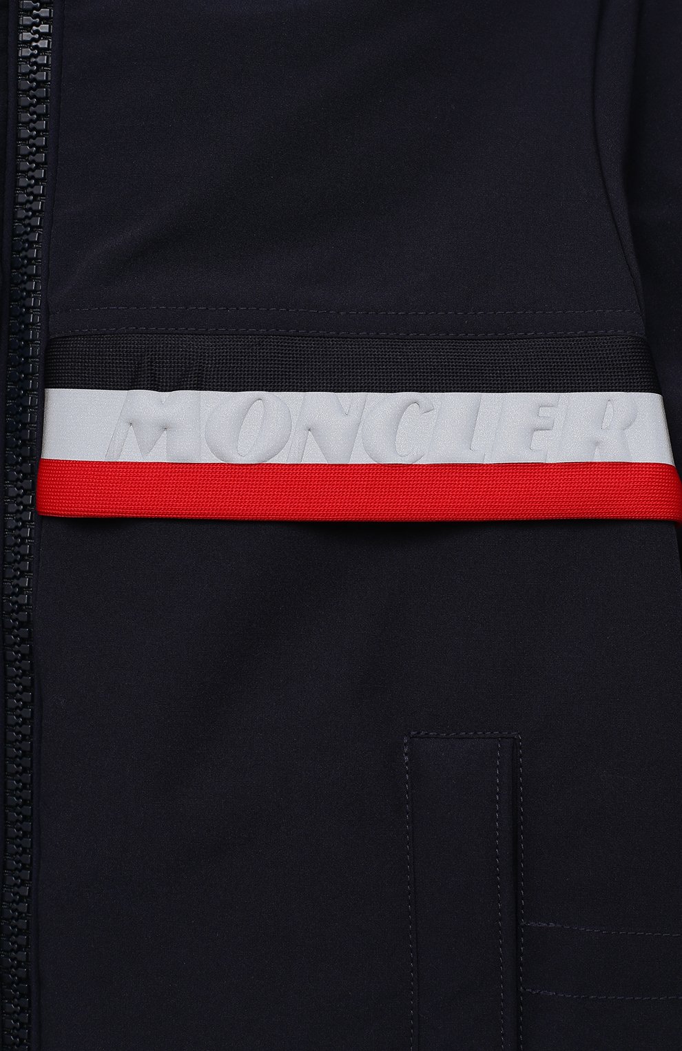 Пуховая парка MONCLER темно-синего цвета по цене 89950 руб., арт. F2-954-1C505-20-57843/8-10A, фото 3 Пуховая парка MONCLER, арт. F2-954-1C505-20-57843/8-10A, фото 3
