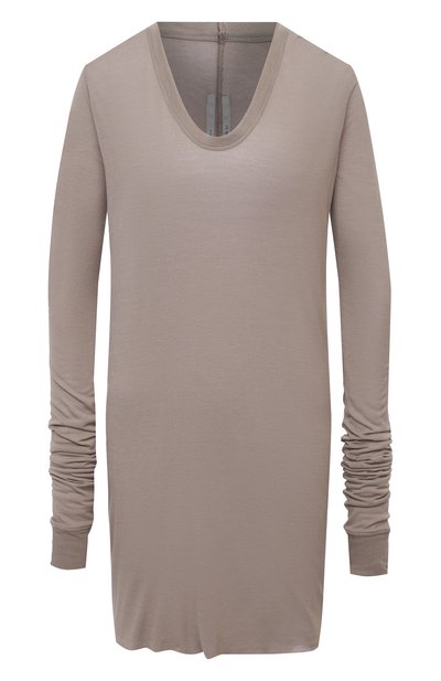 Женская лонгслив из вискозы и шелка RICK OWENS, арт. RP20F2200/JS
