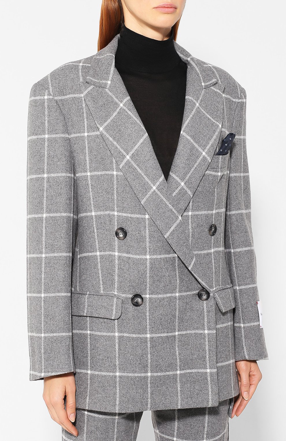 Жакет в клетку FORTE DEI MARMI COUTURE, арт. FFW19-1411, фото 3