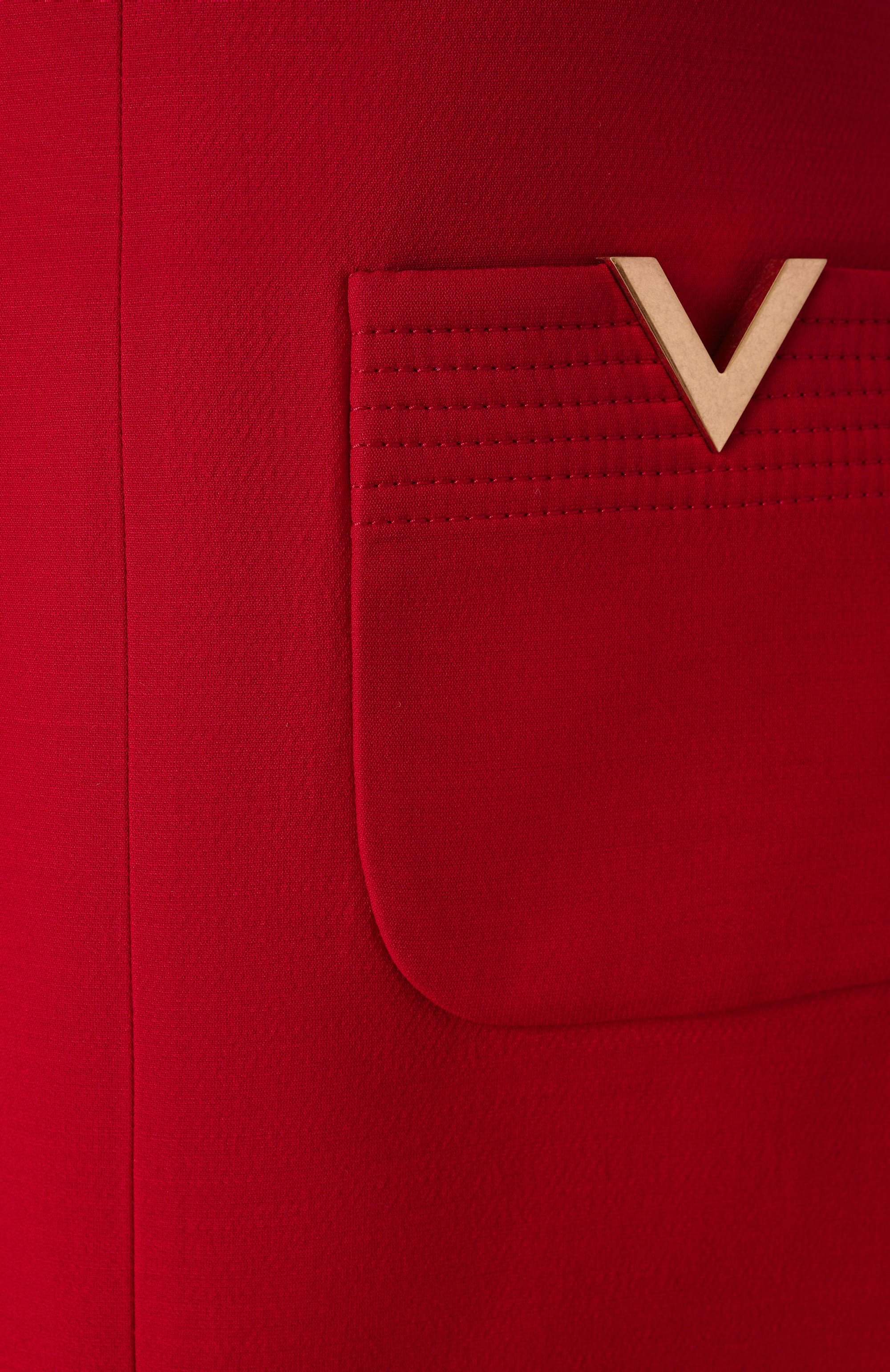 Платье из шерсти и шелка VALENTINO, арт. 6B3VAEV11CF, фото 6