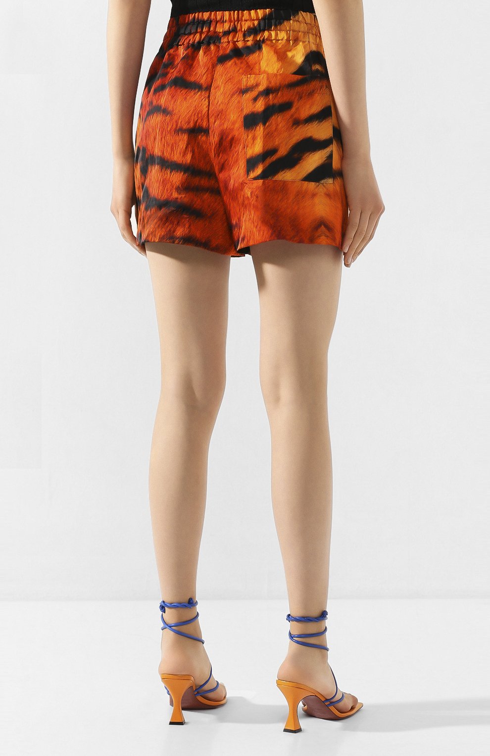 Шорты из смеси вискозы и хлопка DRIES VAN NOTEN, арт. 201-10962-9325, фото 4