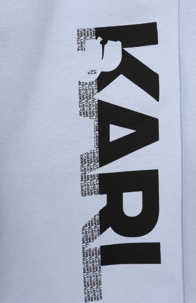 Хлопковые шорты KARL LAGERFELD KIDS, арт. Z30413, фото 3