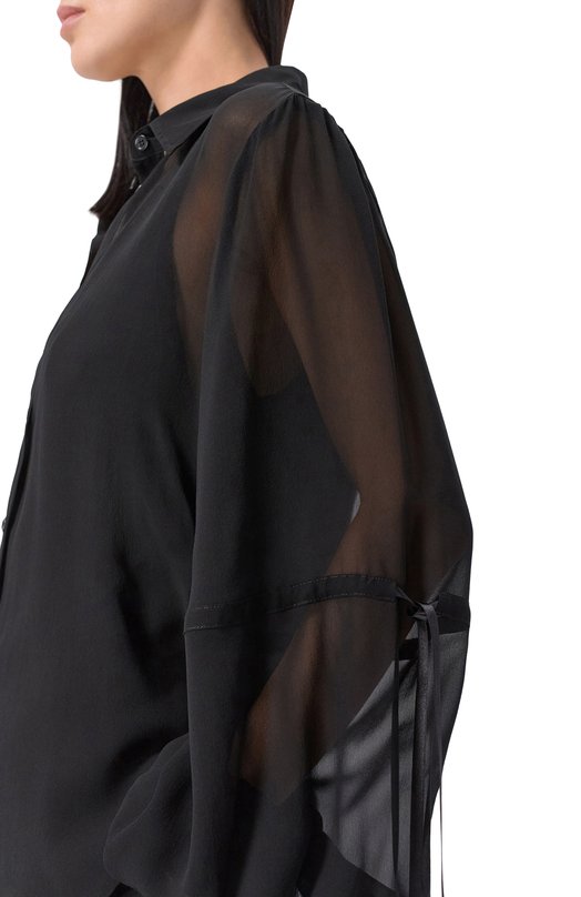 Шелковая блузка Nina Ricci 26PCT0005/SE1417 Чёрный  26PCT0005/SE1417 Фото 5