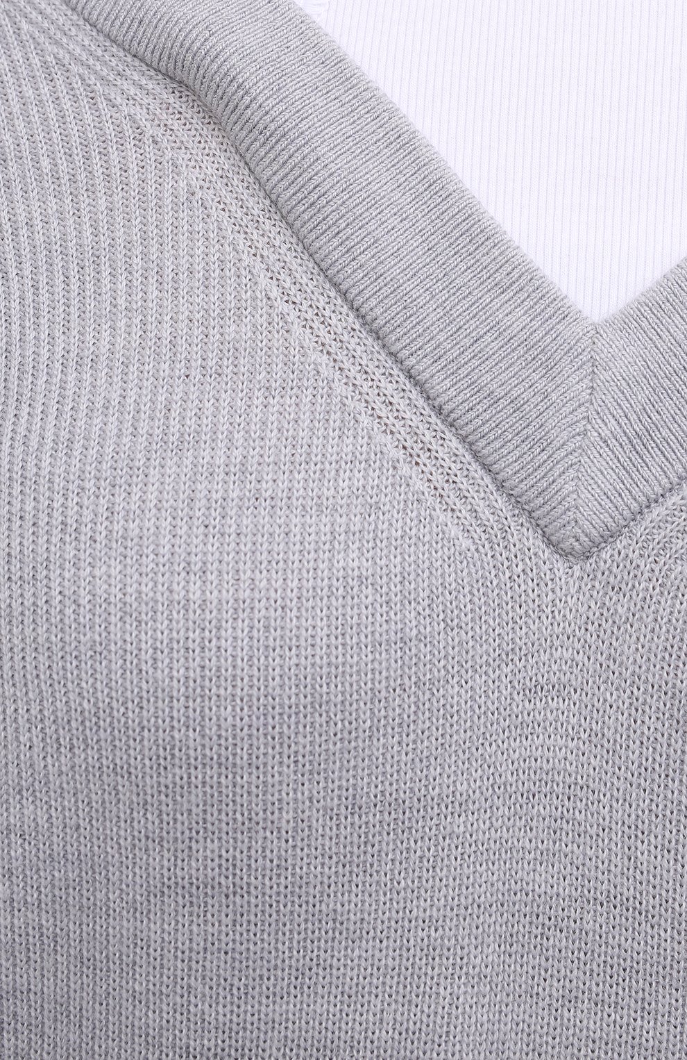 Шерстяной пуловер ALEXANDERWANG.T серого цвета по цене 49600 руб., арт. 4KC1201038, фото 5 Шерстяной пуловер ALEXANDERWANG.T, арт. 4KC1201038, фото 5
