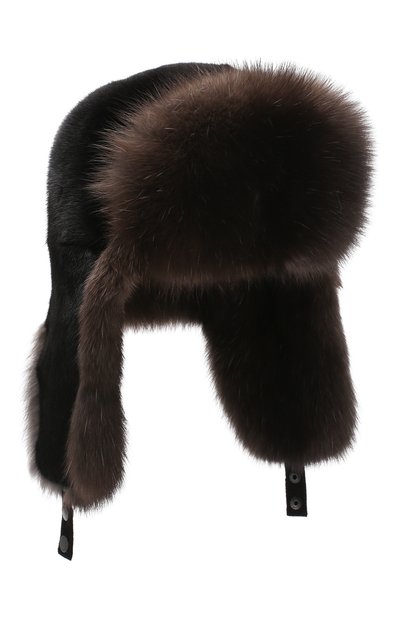 Шапка-ушанка из меха норки и соболя VICTORIA KUSENKOVA, арт. 092803504097, фото 1
