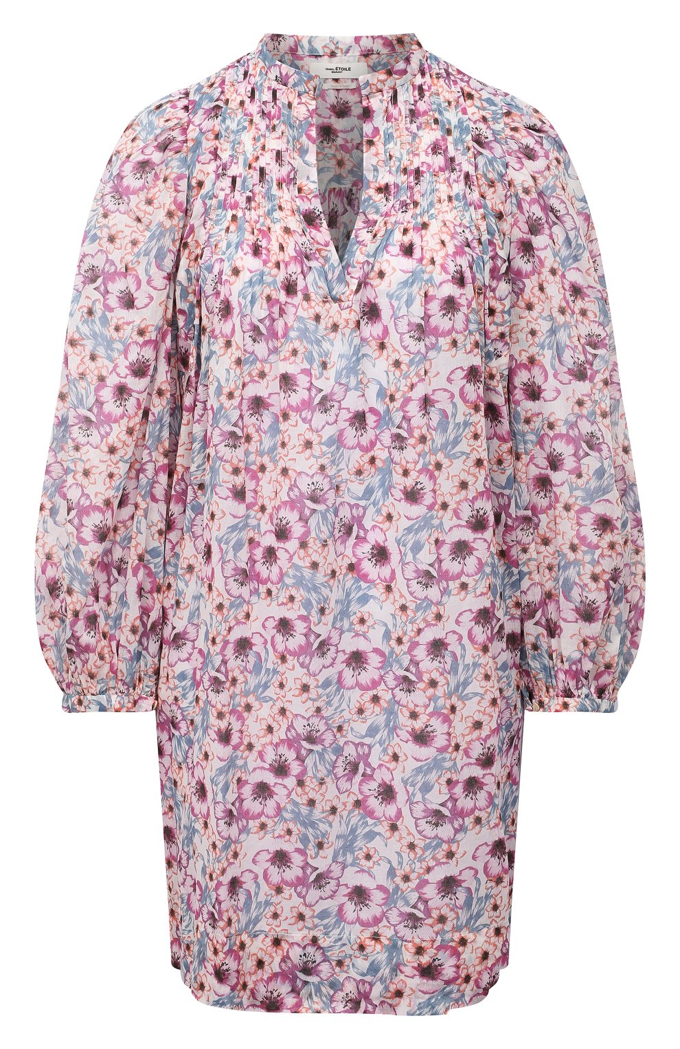 Хлопковое платье ISABEL MARANT ETOILE светло-розового цвета по цене 37200 руб., арт. R01591-21P009E/VIRGINIE, фото 1 Хлопковое платье ISABEL MARANT ETOILE, арт. R01591-21P009E/VIRGINIE, фото 1