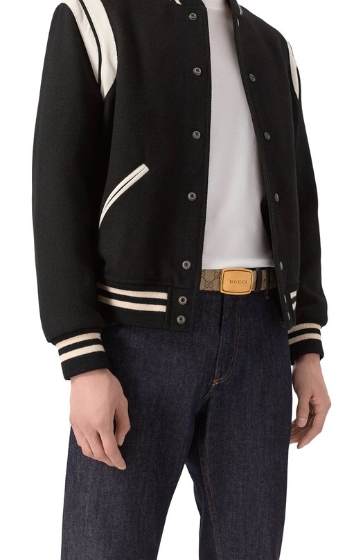 Двусторонний ремень Gucci 854832/FAFGJ Бежевый  854832/FAFGJ Фото 2