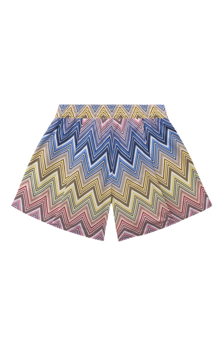 Детский комплект из рубашки и шорт MISSONI разноцветного цвета, арт. MU3A40/P0388/4-10 | Фото 6 (Материал внешний: Хлопок; Кросс-КТ: костюм; Рукава: Короткие; Ростовка одежда: 6 лет | 116 см, 8 лет | 128 см, 10 - 11 лет | 140 - 146см)
