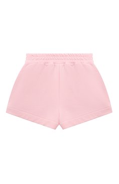 Детские хлопковые шорты FENDI светло-розового цвета, арт. JFF319/5V0/3-6 | Фото 2 (Материал сплава: Проставлено; Нос: Не проставлено; Материал внешний: Хлопок; Случай: Повседневный; Ростовка одежда: 5 лет | 110 см, 4 года | 104 см, 7 лет | 122 см)