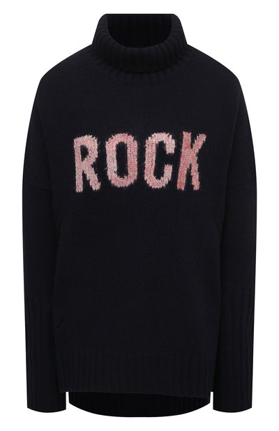 Шерстяной свитер ZADIG AND VOLTAIRE темно-синего цвета по цене 39400 руб., арт. SKMF1113F, фото 1 Шерстяной свитер ZADIG AND VOLTAIRE, арт. SKMF1113F, фото 1