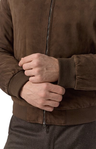 Замшевый бомбер MVST, арт. CLAUDE/MC/00457WR, фото 5