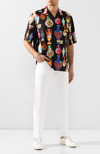 Рубашка VERSACE разноцветного цвета по цене 105500 руб., арт. A85919/A233880, фото 2 Рубашка VERSACE, арт. A85919/A233880, фото 2