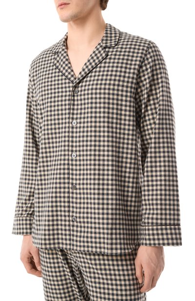 Пижама из хлопка и шерсти ZIMMERLI, арт. 4600-21001, фото 3