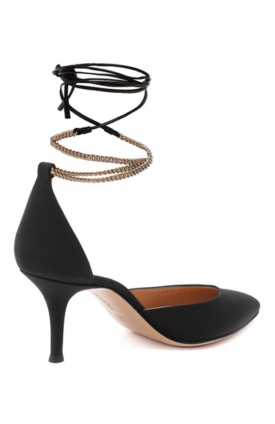 Текстильные туфли kira d'orsay 70 GIANVITO ROSSI, арт. G40137.70RIC.CXNNENE, фото 4