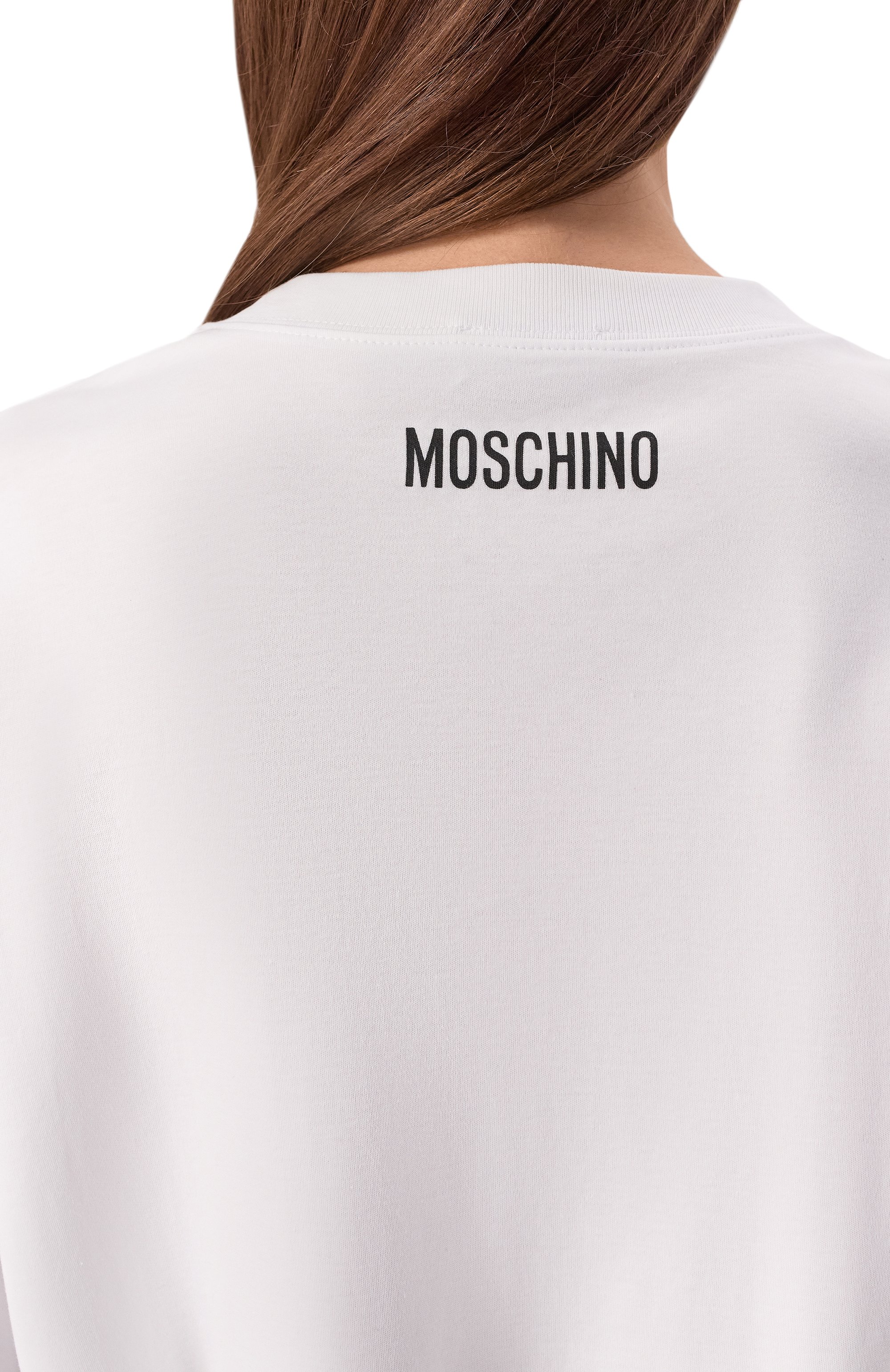 Хлопковая футболка MOSCHINO, арт. A0701/5442, фото 5