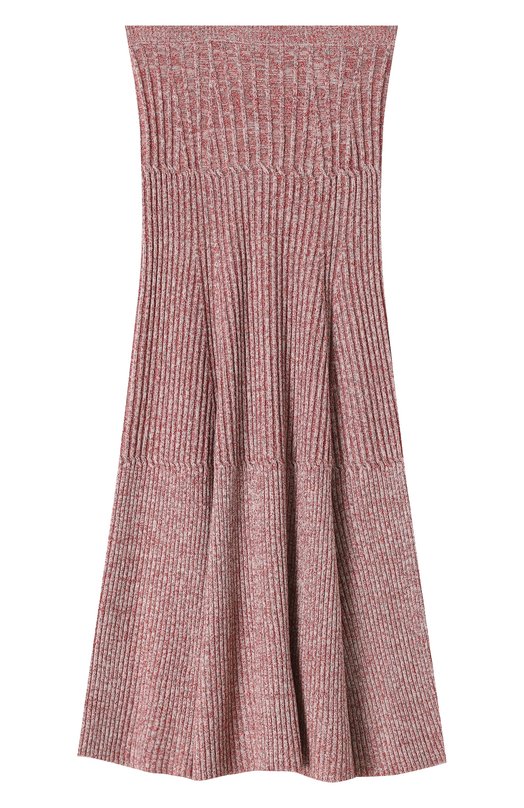 

Юбка из шерсти и вискозы Victoria Beckham, Красный