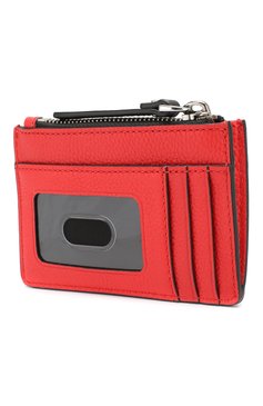 Женский кожаный футляр для кредитных карт MARC JACOBS (THE) красного цвета, арт. M0015109 | Фото 2 (Статус проверки: Проверена категория; Материал: Натуральная кожа; Материал сплава: Проставлено; Нос: Не проставлено)