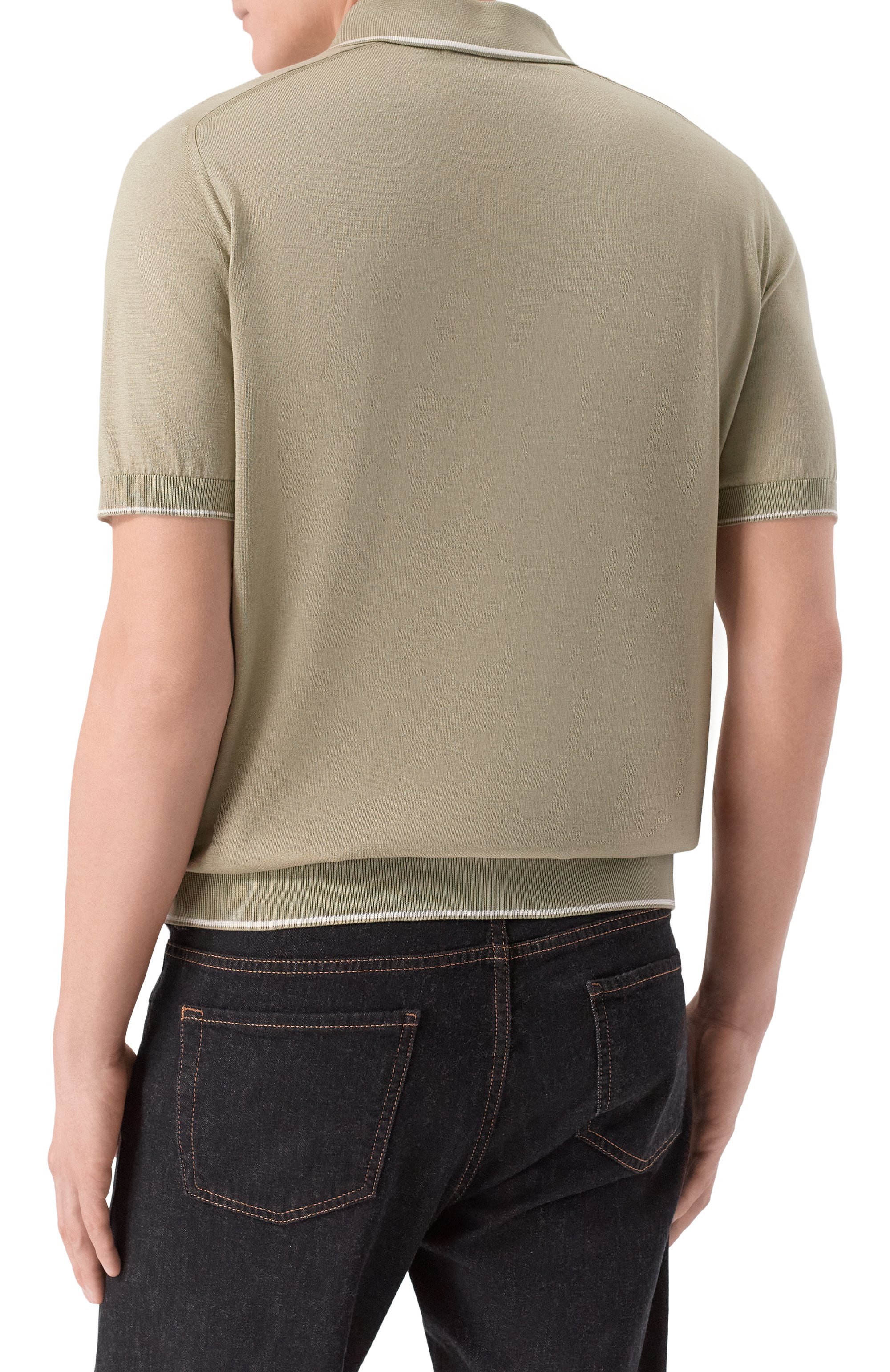 Поло из шелка и хлопка STEFANO RICCI, арт. K818109P31/F26175, фото 4