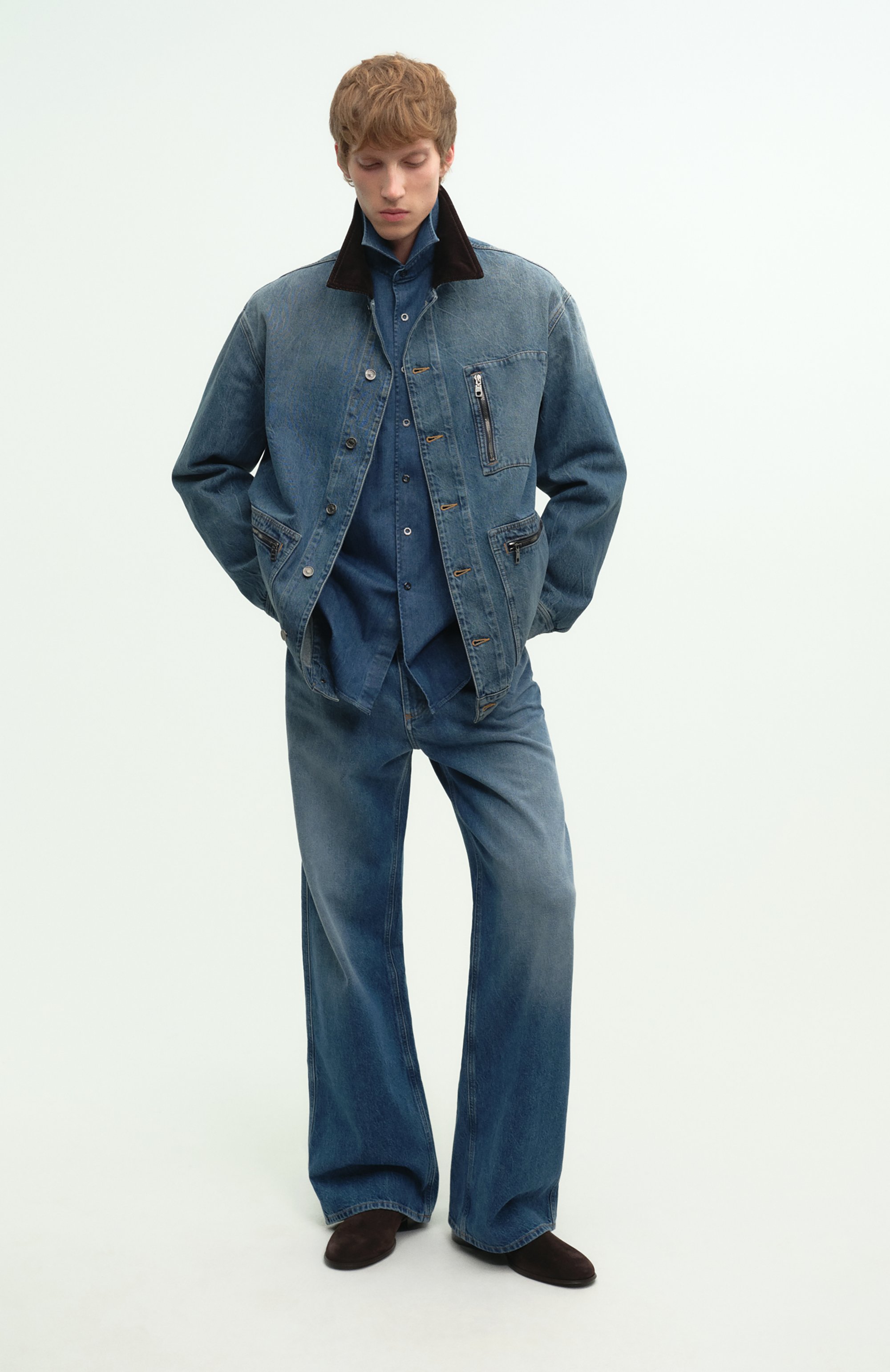 Джинсовая рубашка STEFANO RICCI, арт. MC008012/EX3002, фото 6