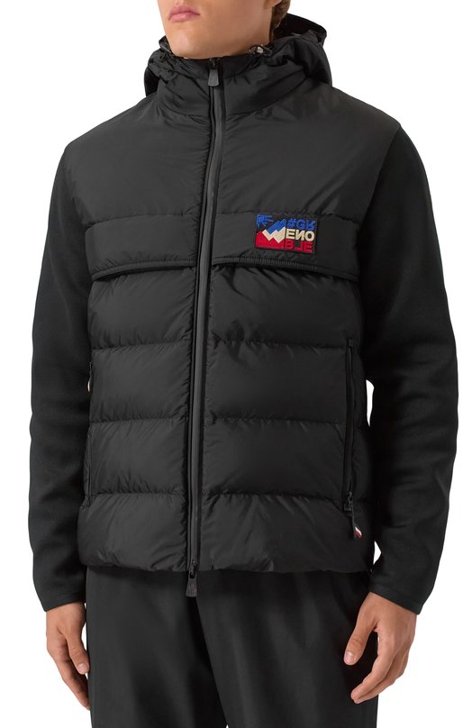 Комбинированная толстовка Moncler Grenoble I20979B00002/M1124 Чёрный  I20979B00002/M1124 Фото 3
