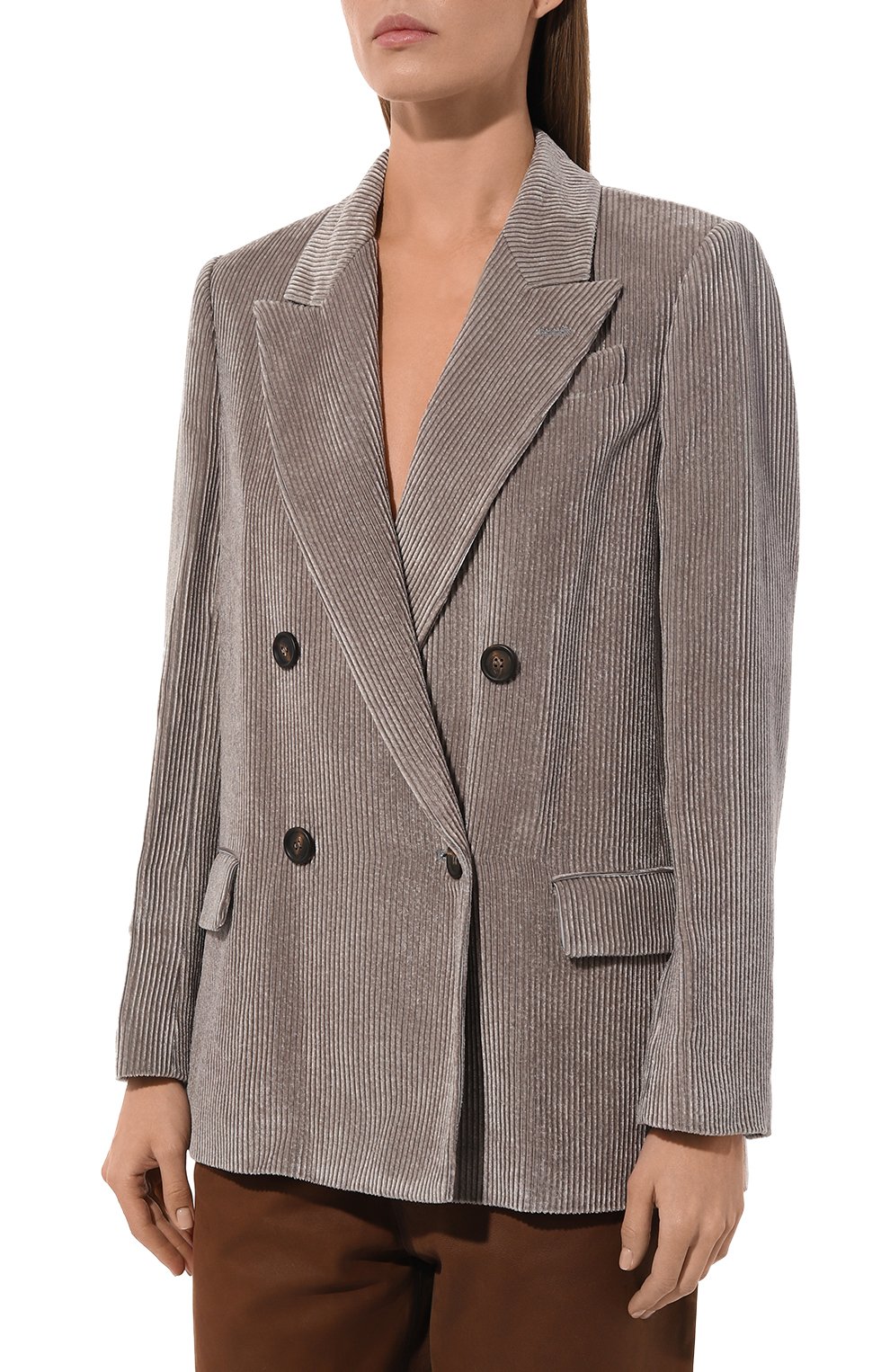 Вельветовый жакет BRUNELLO CUCINELLI, арт. MD5442438P, фото 3