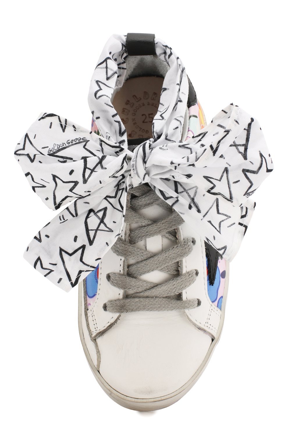 Кожаные кеды superstar GOLDEN GOOSE DELUXE BRAND, арт. G36KS301.B50, фото 4