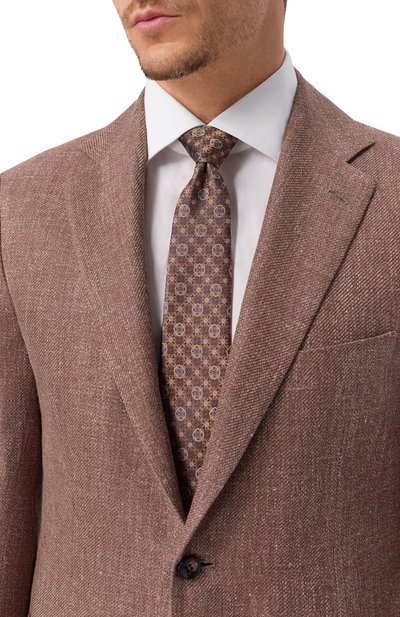 Мужской шелковый галстук CANALI, арт. 18/HJ04491