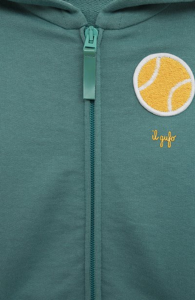 Хлопковая толстовка IL GUFO, арт. P22GA390M0030/3M-9M, фото 3