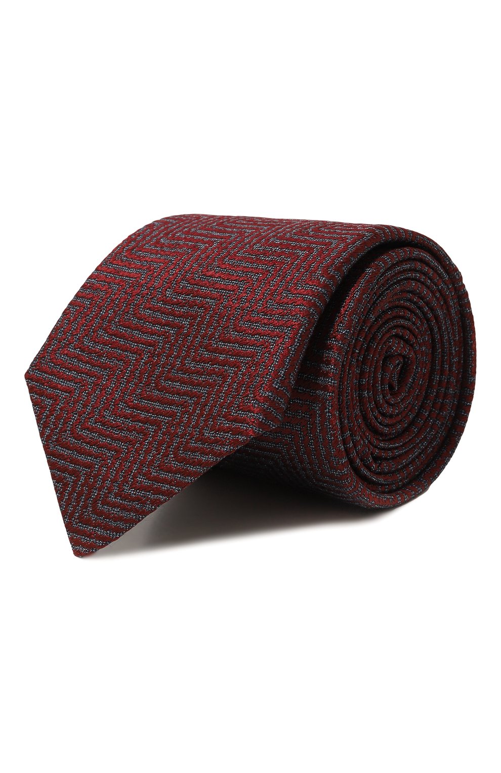 Шелковый галстук CANALI бордового цвета по цене 17600 руб., арт. 18/HJ03770, фото 1 Шелковый галстук CANALI, арт. 18/HJ03770, фото 1