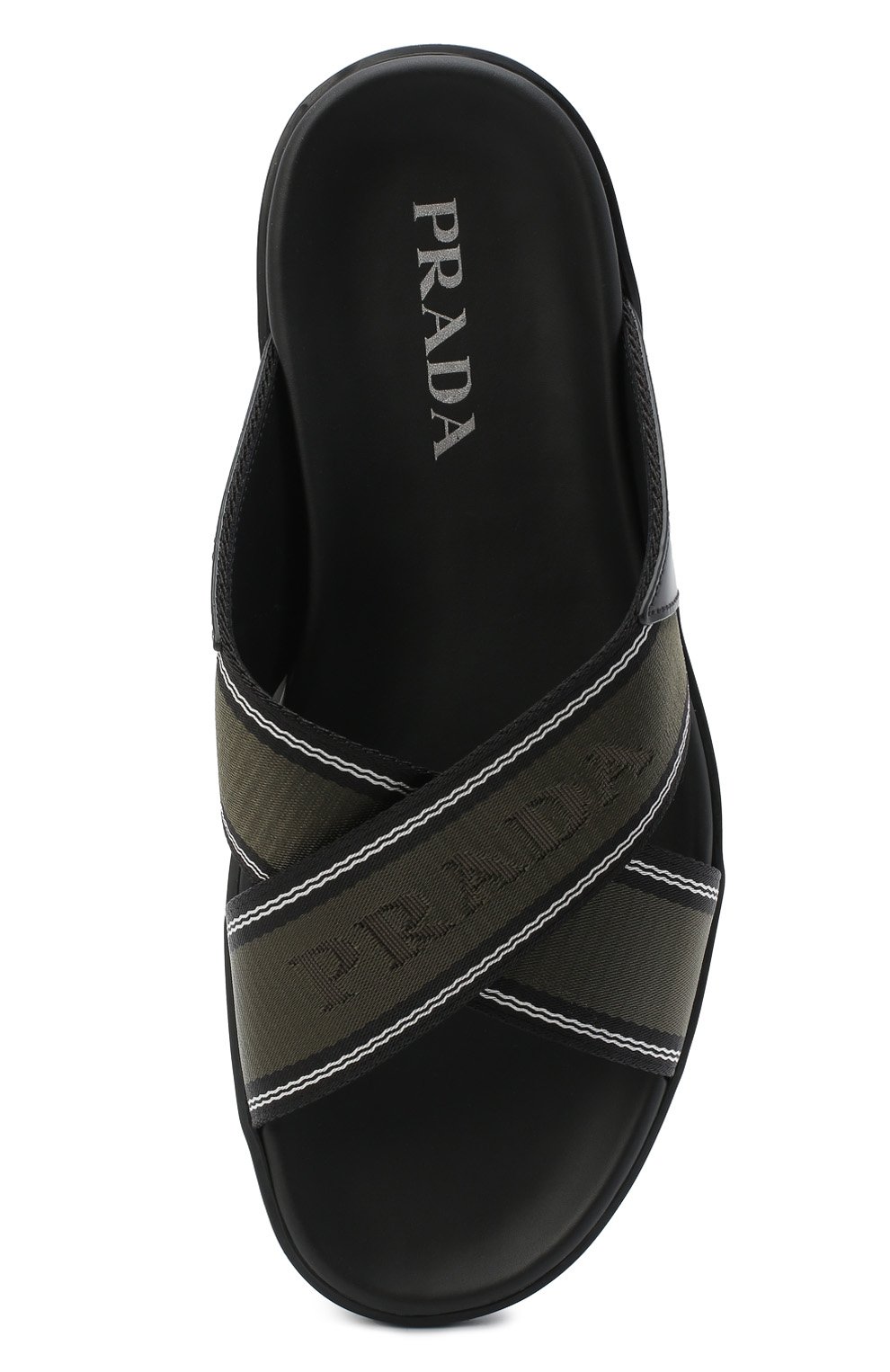 Комбинированные шлепанцы PRADA, арт. 2X3032-3KXT-F098A, фото 5