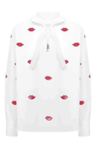 Женская хлопковая блузка VALENTINO, арт. VB3AE5G05DN