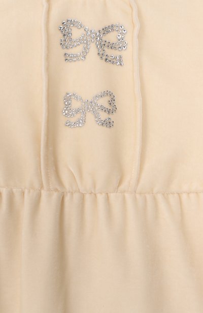 Платье из вискозы и шелка ELIE SAAB JUNIOR, арт. EGAB047/TS1127/24M-36M, фото 3