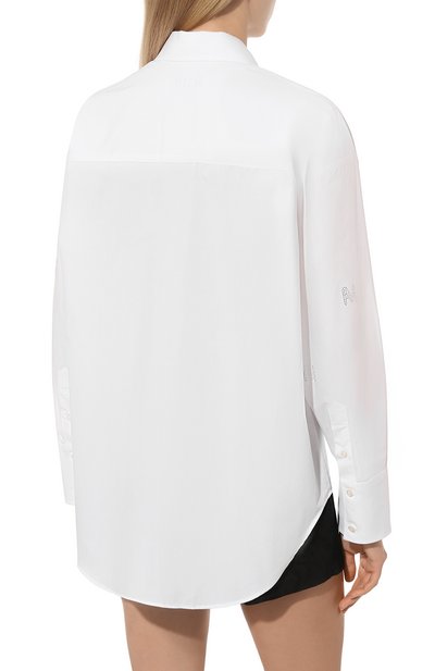 Хлопковая рубашка MSGM, арт. 3741MDE14X/247600, фото 4
