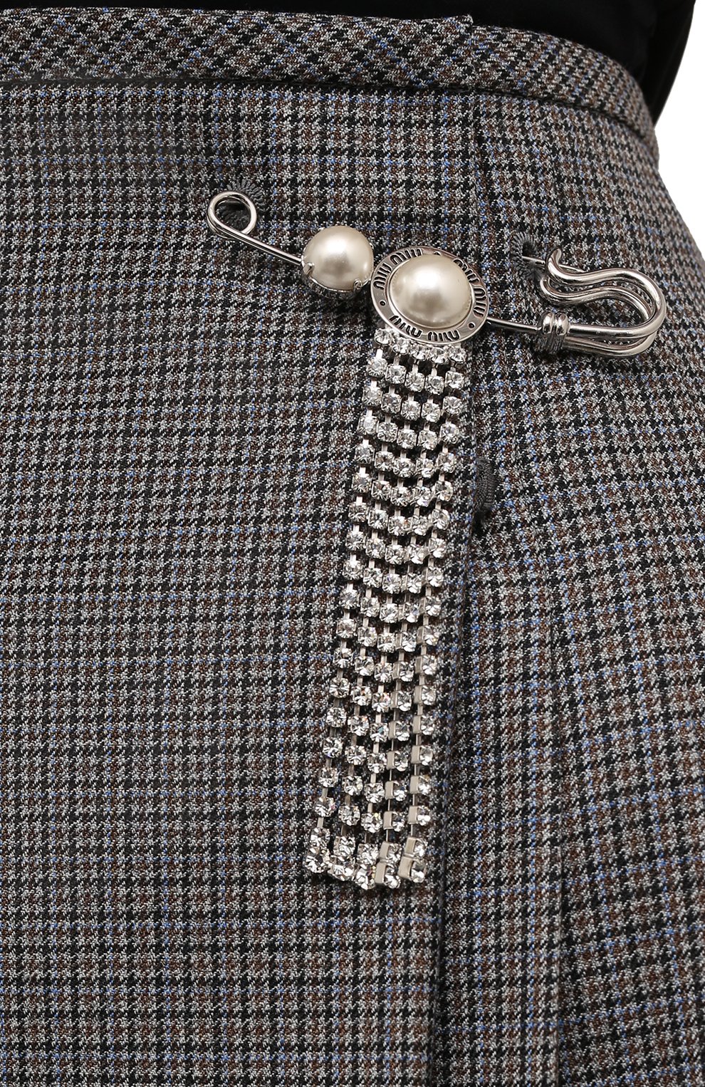 Шерстяная юбка MIU MIU, арт. MG1694-1ZRK-F0031, фото 5
