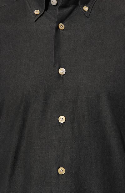 Хлопковая рубашка KITON, арт. UCIDKRBP2H0904301, фото 5