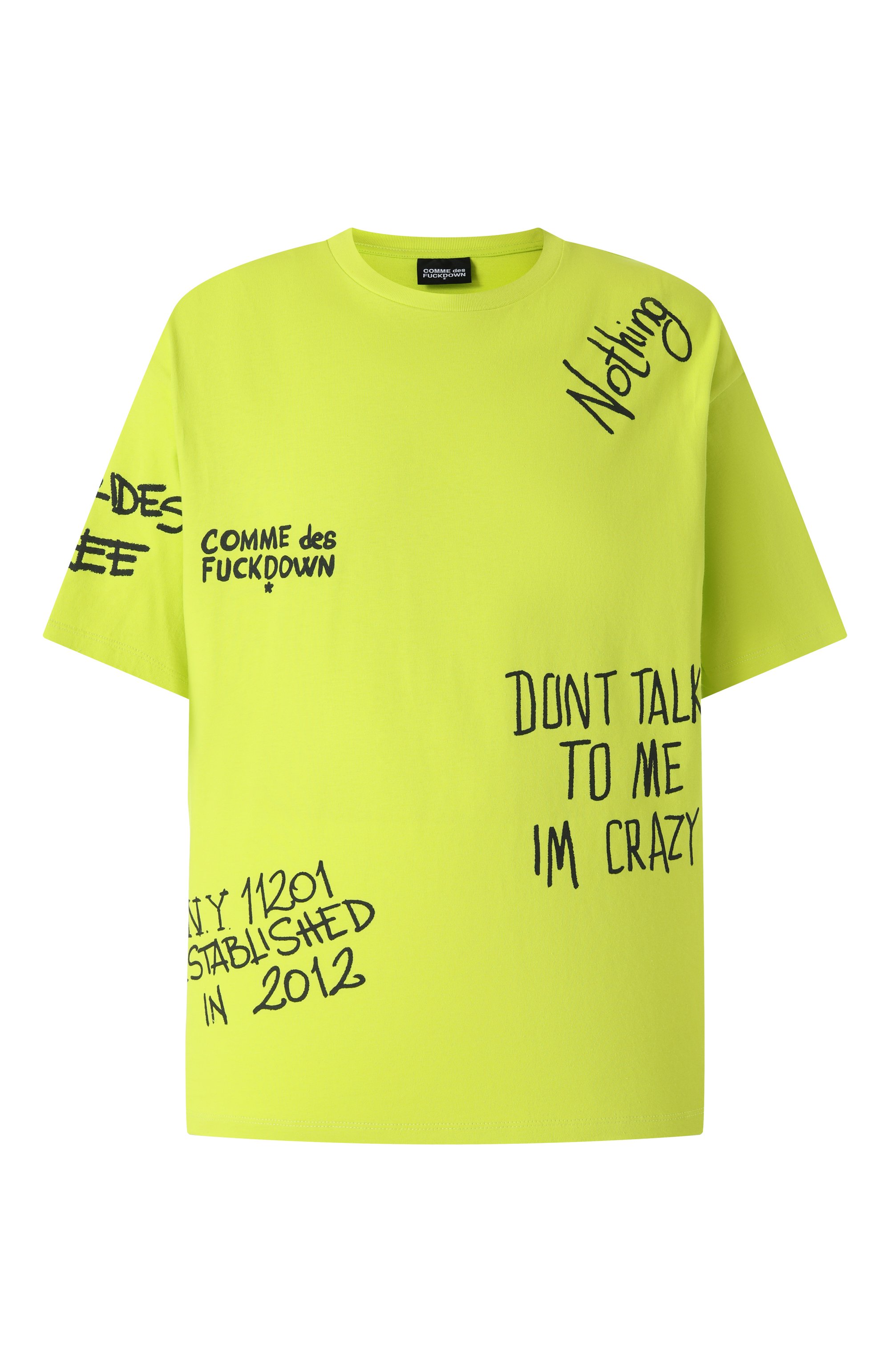 Хлопковая футболка COMME DES FUCKDOWN, арт. CFABM01552, фото 1