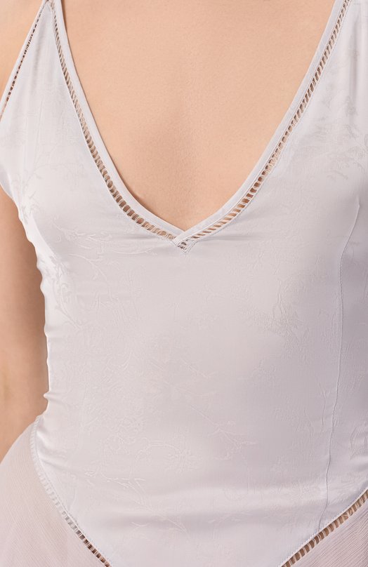 Платье из вискозы и шелка Ann Demeulemeester B0012814/FA611 Серый  B0012814/FA611 Фото 5