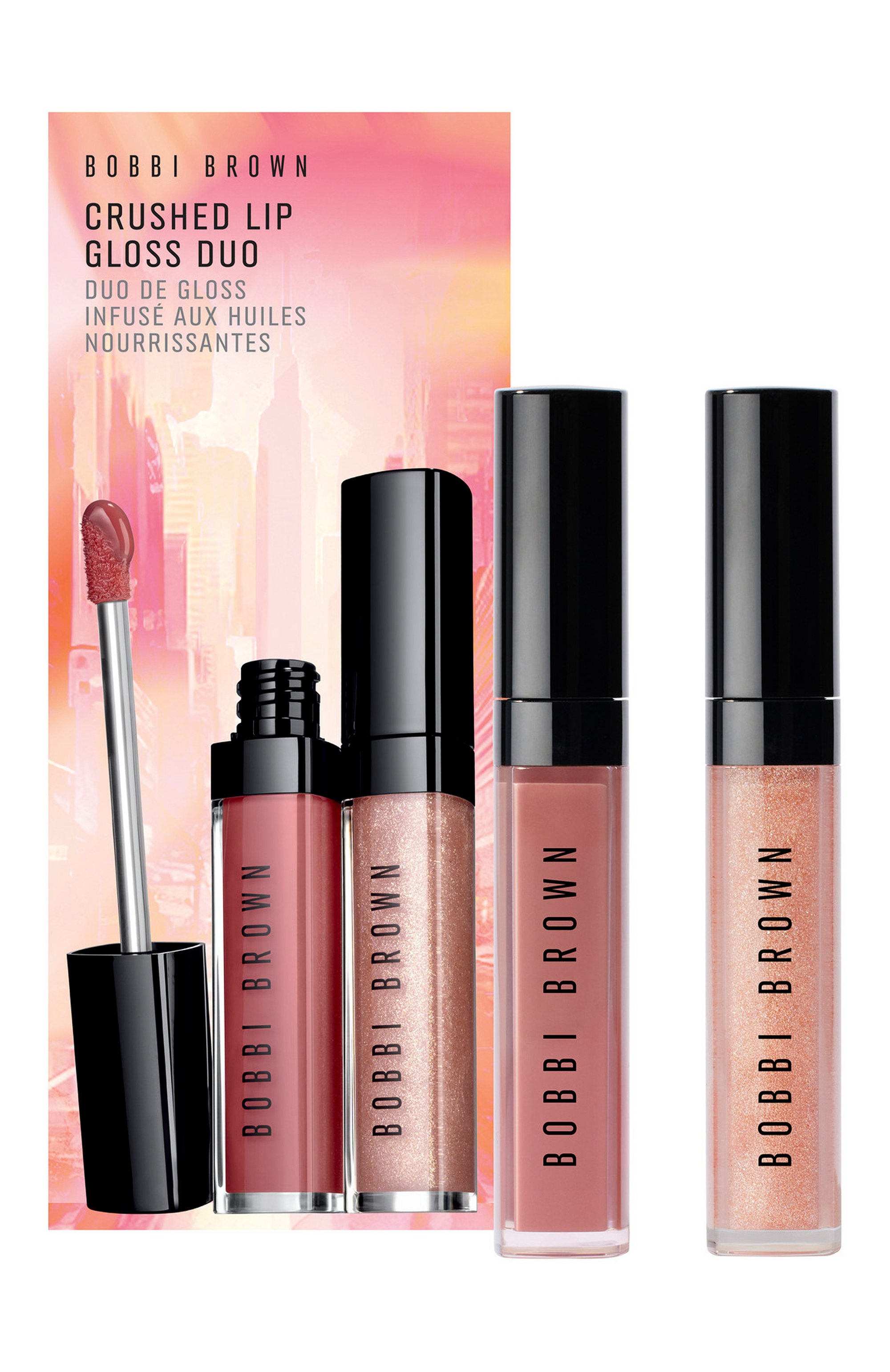 Набор crushed lip gloss duo, force of nature​ / bare sparkle (2х6ml) BOBBI BROWN, арт. H971-01, фото 1