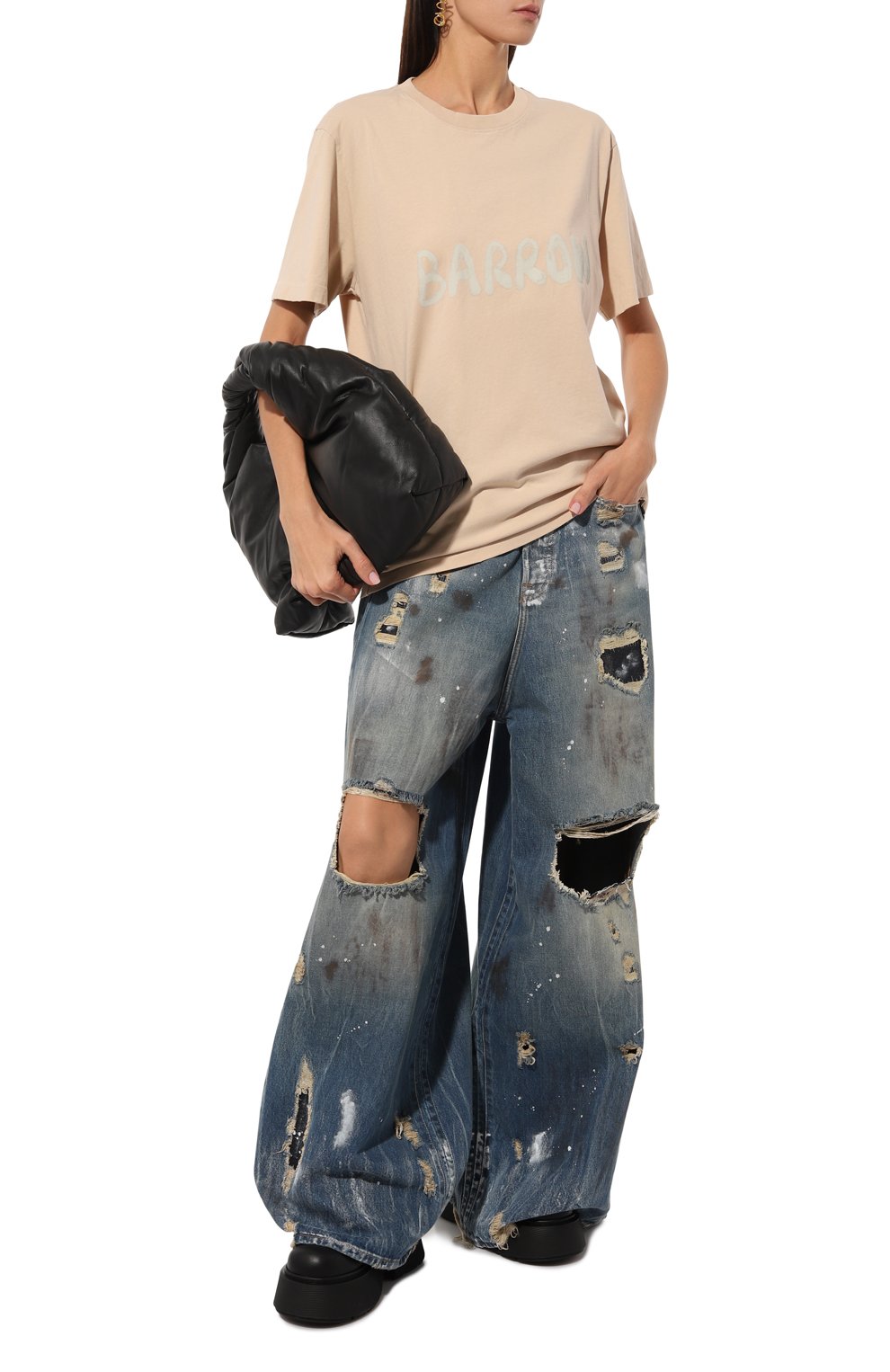 Хлопковая футболка BARROW, арт. F4BWW0TH065, фото 2