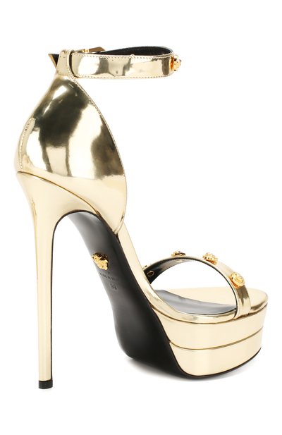 Кожаные босоножки tribute VERSACE, арт. DSR935S/DVTSP, фото 4