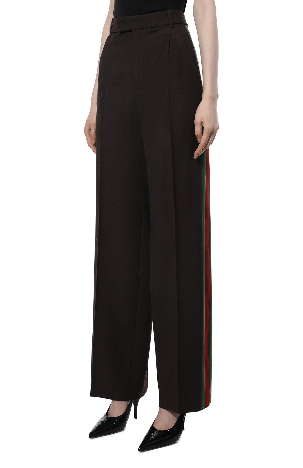 Шерстяные брюки GUCCI, арт. 669345/ZAH12, фото 3