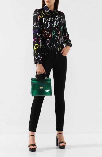 Сумка sicily small DOLCE & GABBANA зеленого цвета по цене 93850 руб., арт. BB6760/AA261, фото 2 Сумка sicily small DOLCE & GABBANA, арт. BB6760/AA261, фото 2