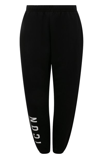 Хлопковые джоггеры DSQUARED2 черного цвета по цене 38700 руб., арт. S80KA0024/S25516, фото 1 Хлопковые джоггеры DSQUARED2, арт. S80KA0024/S25516, фото 1