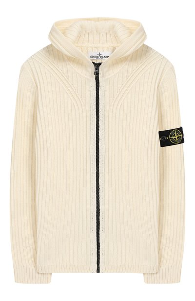 Хлопковый кардиган с капюшоном STONE ISLAND, арт. 7016509A6/6-8, фото 1