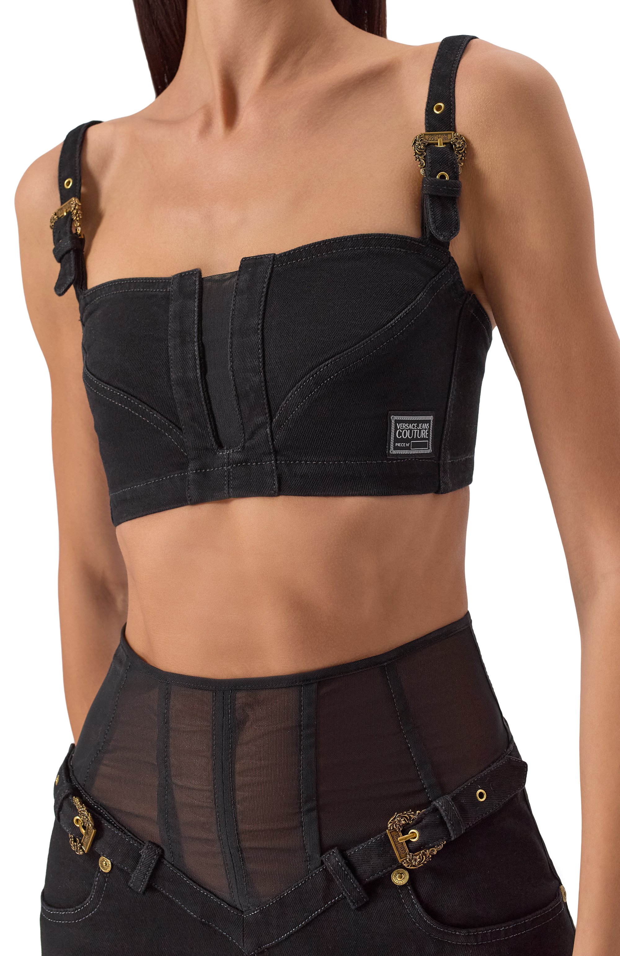 Джинсовый топ VERSACE JEANS COUTURE, арт. 78HAM250/DW040L54, фото 5