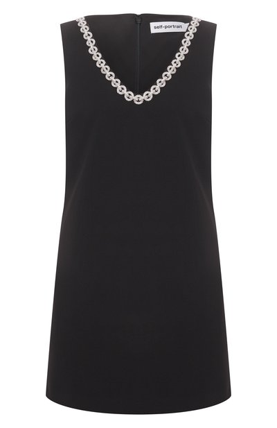 Женское платье с отделкой стразами SELF-PORTRAIT, арт. SC25019SB