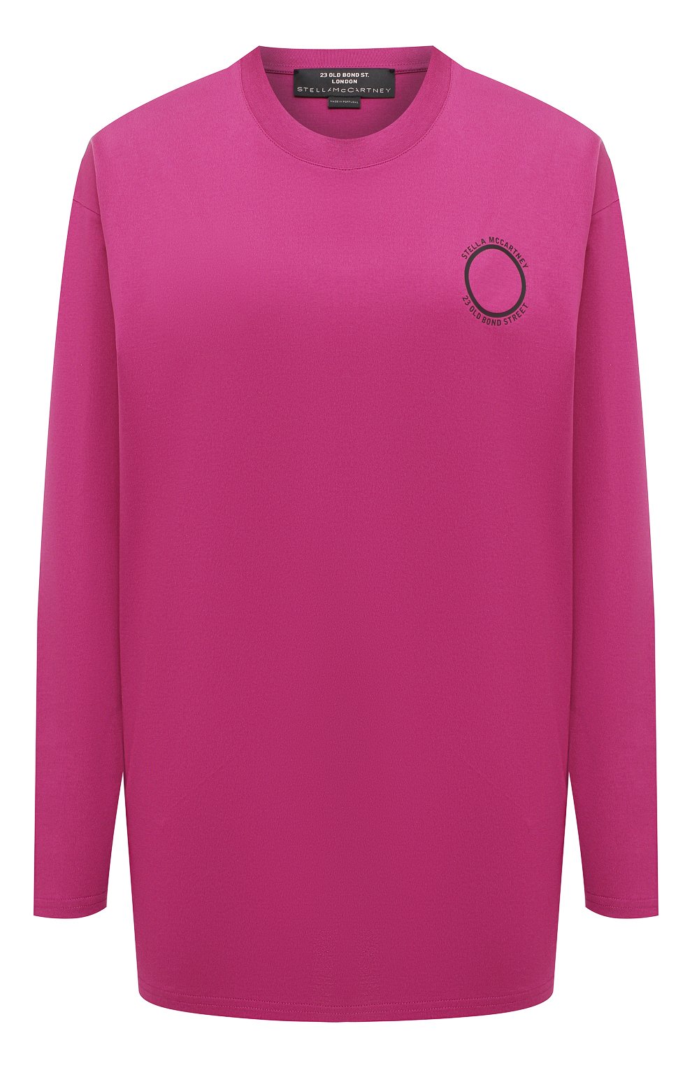 Хлопковый лонгслив STELLA MCCARTNEY фиолетового цвета по цене 28500 руб., арт. 601848/SMP87, фото 1 Хлопковый лонгслив STELLA MCCARTNEY, арт. 601848/SMP87, фото 1
